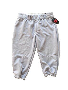 NWT WILSON Adult Unisex Men Women Gray Knicker Baseball Pants Uniform NEW $25